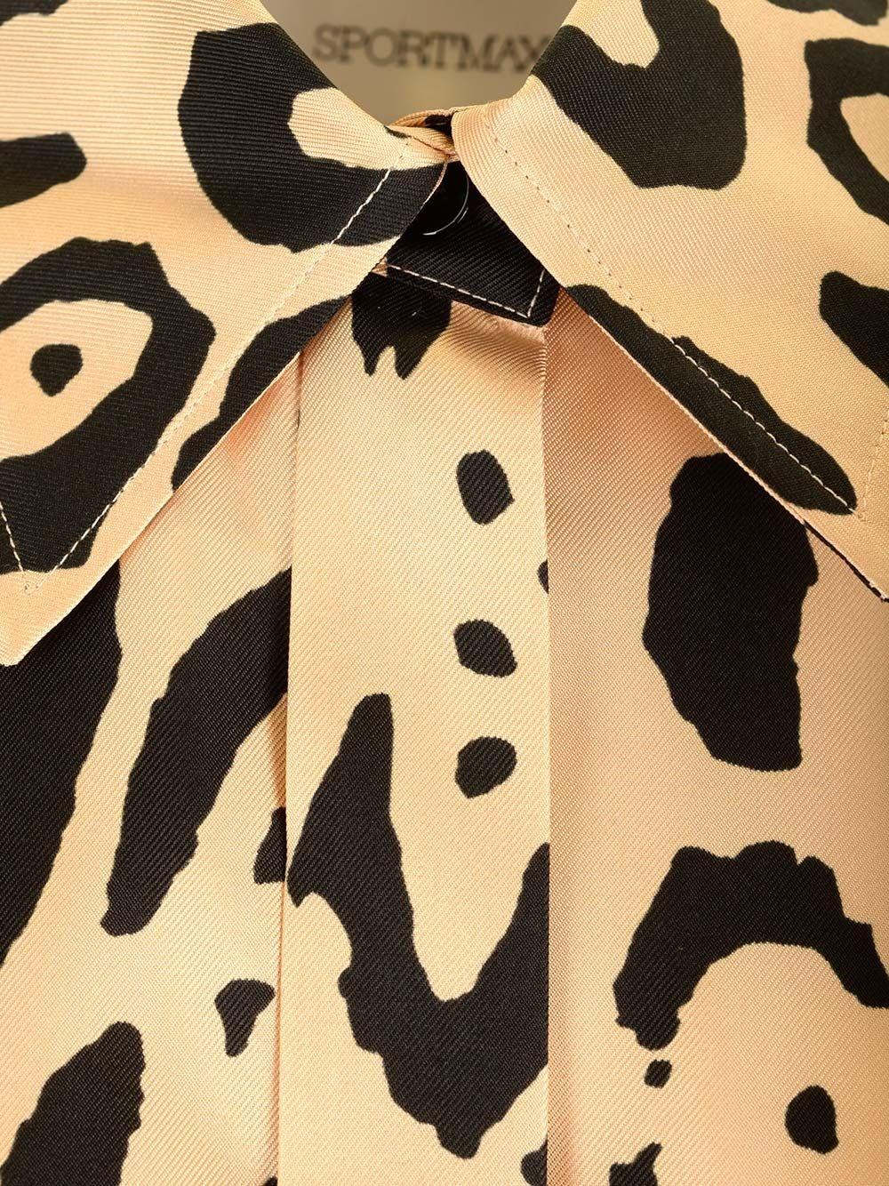 Al Duca D'Aosta Sportmax Camicia animalier "Armony" Super Saving Price