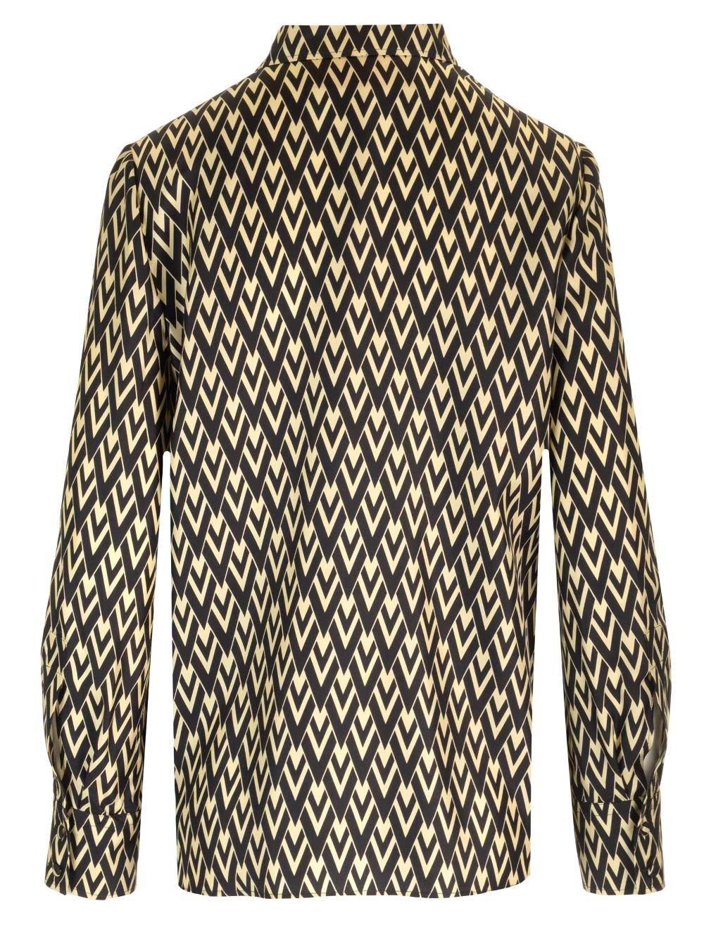 Al Duca D'Aosta Valentino Garavani Camicia in twill Ritorno libero