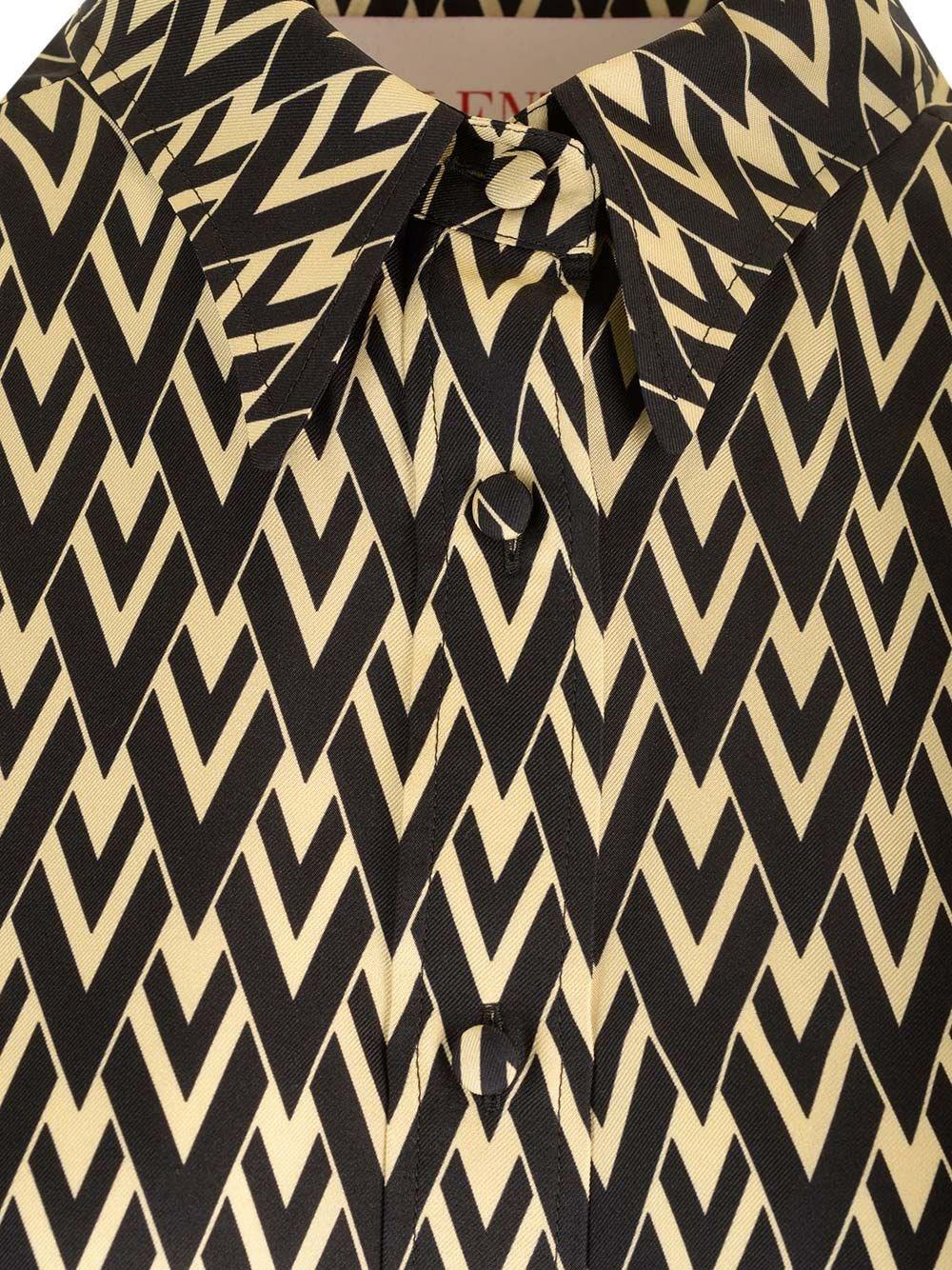Al Duca D'Aosta Valentino Garavani Camicia in twill Ritorno libero