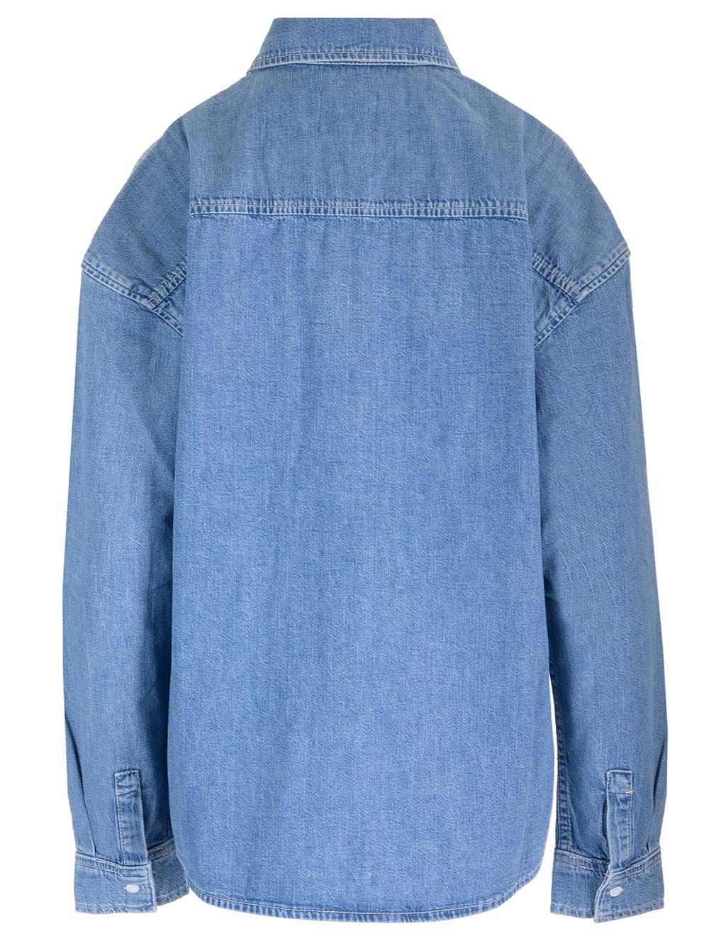 Al Duca D'Aosta Frame X Ritz Camicia in denim In Linea