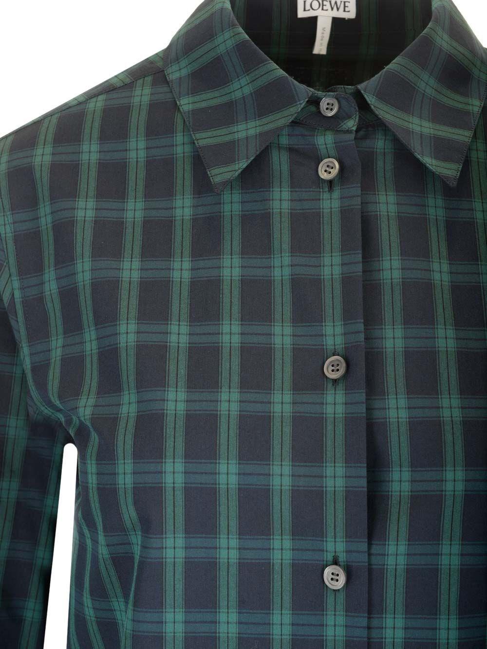 Al Duca D'Aosta Loewe Camicia in cotone a quadri Nuovo