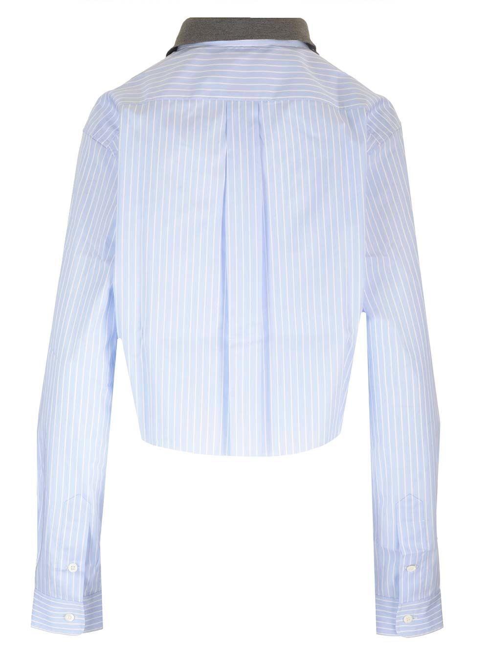 Al Duca D'Aosta Miu Miu Camicia in cotone a righe Qualità