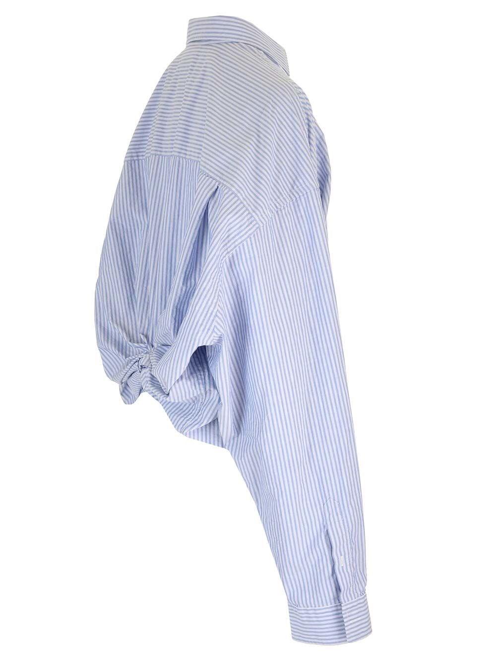 Al Duca D'Aosta Balenciaga Camicia oversize "Knotted Shirt" Promozione