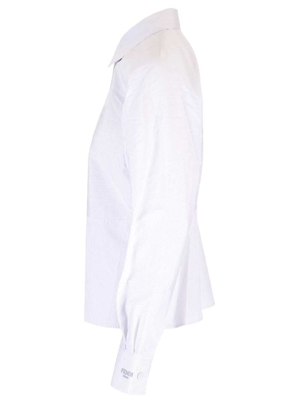 Al Duca D'Aosta Fendi Camicia slim fit a righe Negozi Online