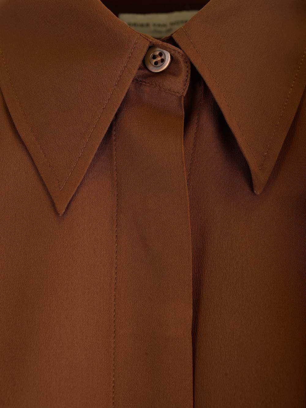 Al Duca D'Aosta Dries Van Noten Camicia in crepe di seta Novità
