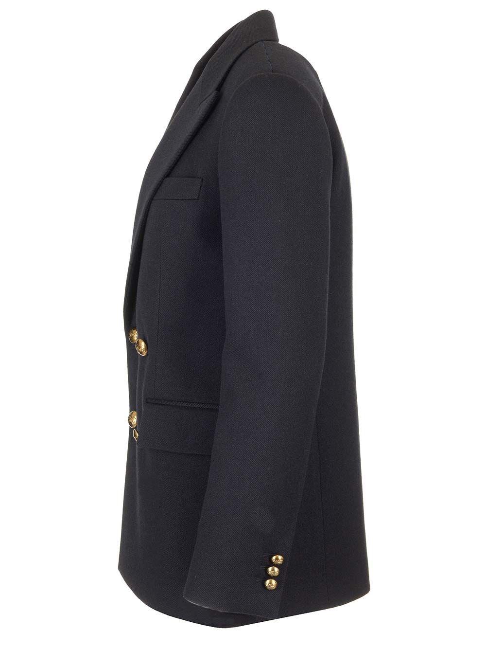 Al Duca D'Aosta Burberry Blazer doppiopetto blu navy In Saldo