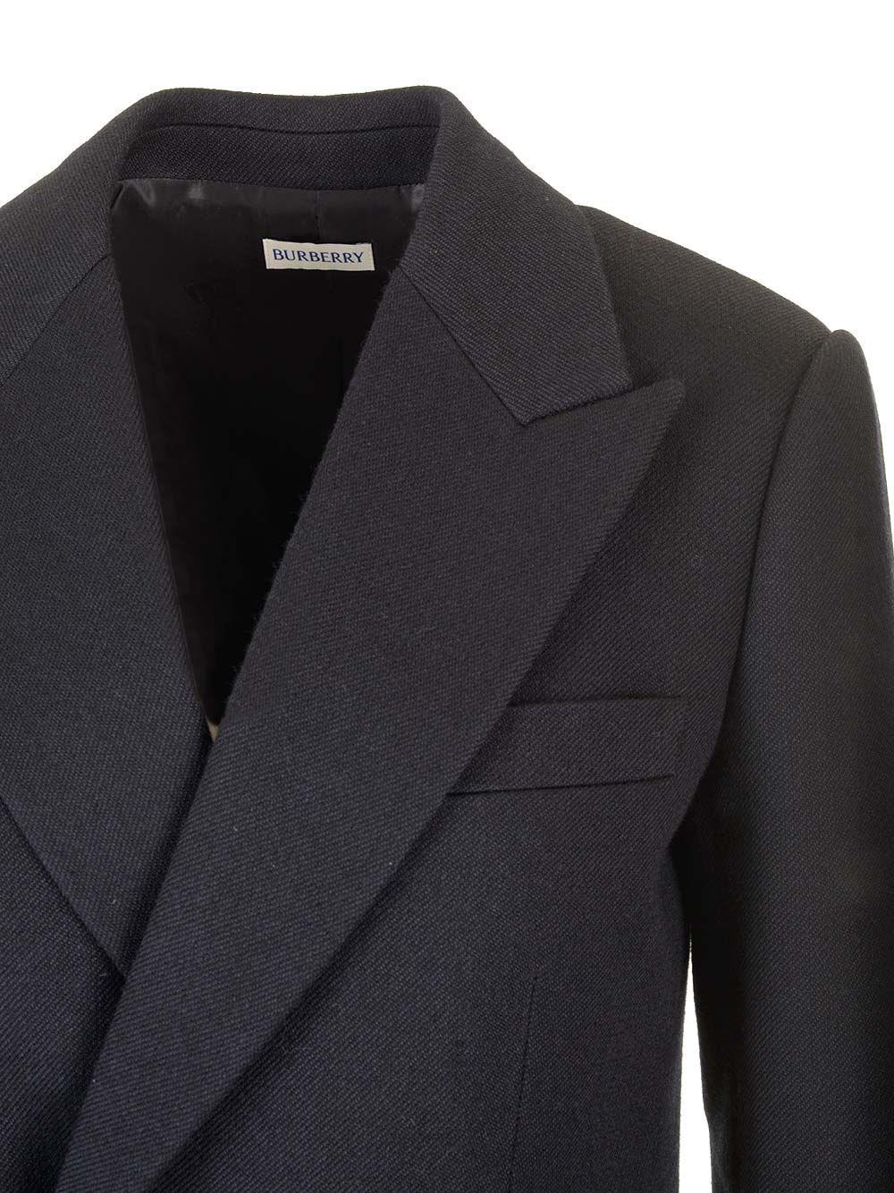 Al Duca D'Aosta Burberry Blazer doppiopetto blu navy In Saldo