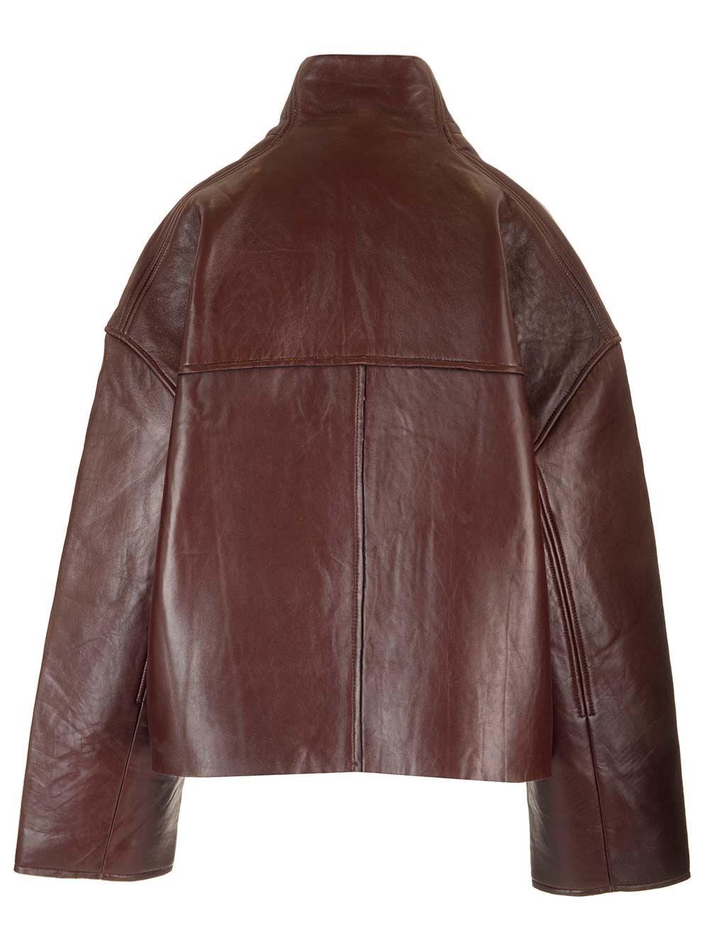 Al Duca D'Aosta Remain Bonded Leather Jacket Consegna Veloce