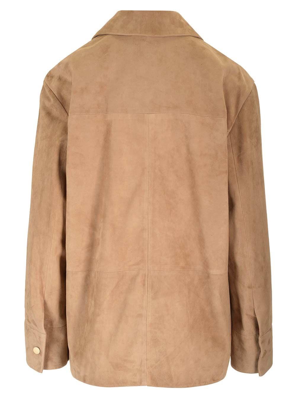 Al Duca D'Aosta 's Max Mara Overshirt scamosciata "Fresia" Affare Del Giorno