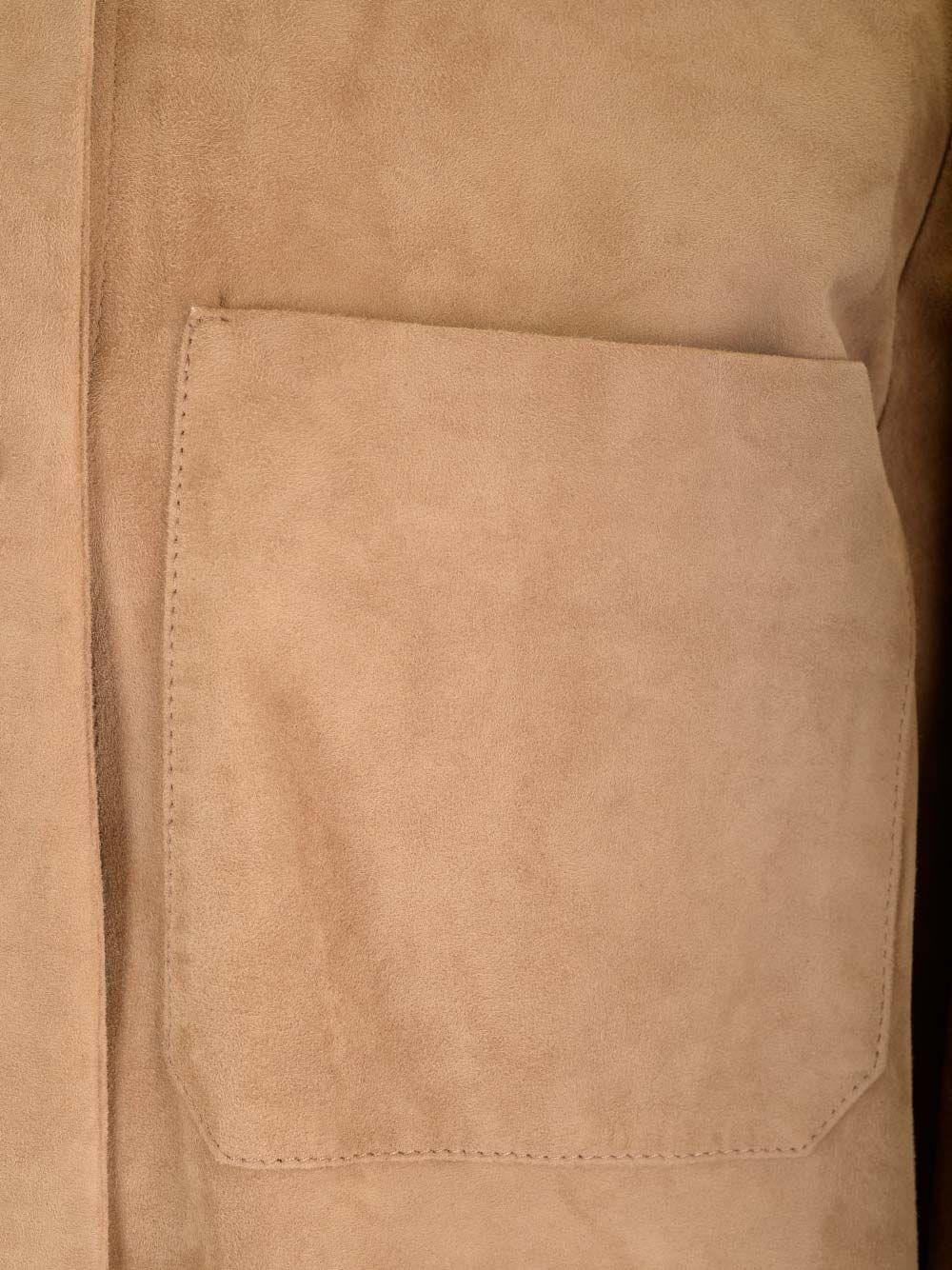 Al Duca D'Aosta 's Max Mara Overshirt scamosciata "Fresia" Affare Del Giorno