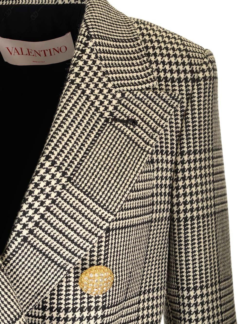 Al Duca D'Aosta Valentino Garavani Blazer in lana pied de poule Presa