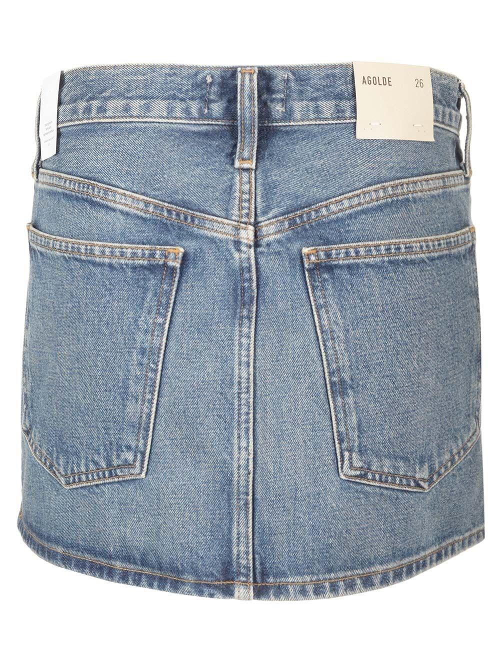 Al Duca D'Aosta Agolde Mini gonna denim Hotsell