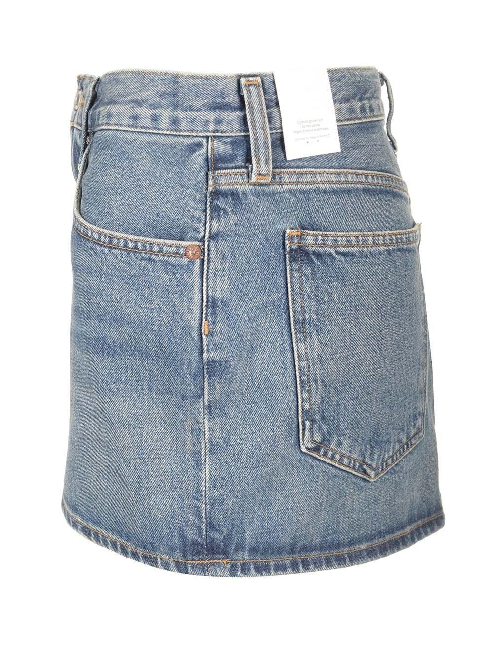 Al Duca D'Aosta Agolde Mini gonna denim Hotsell