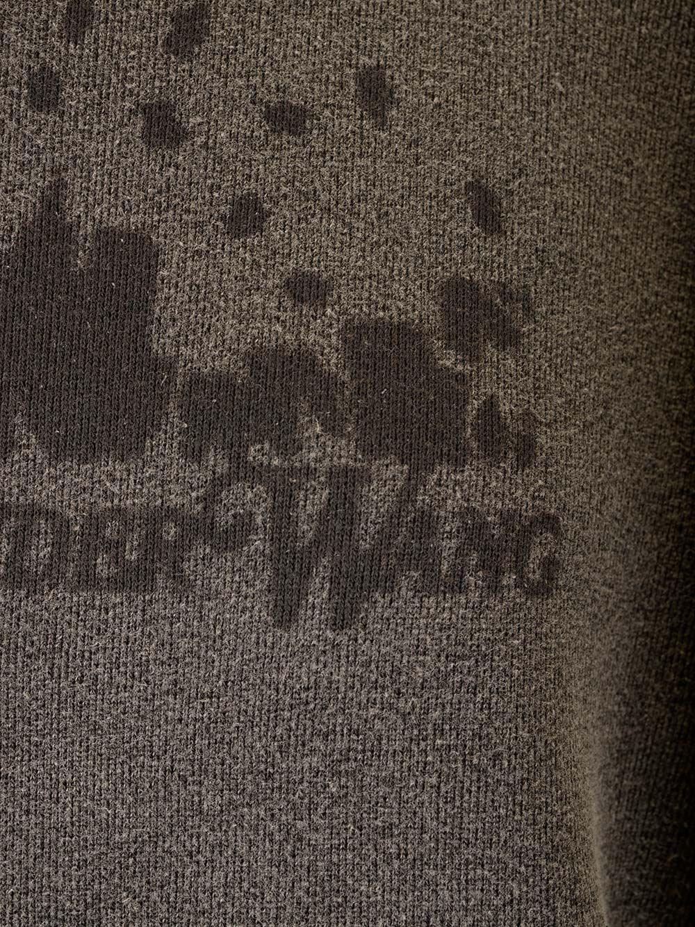 Al Duca D'Aosta Alexander Wang UNISEX HOODIE WITH DISTRESSED SKYLINE LOGO GRAPHIC WASHED CHARCOAL Fornitura limitata