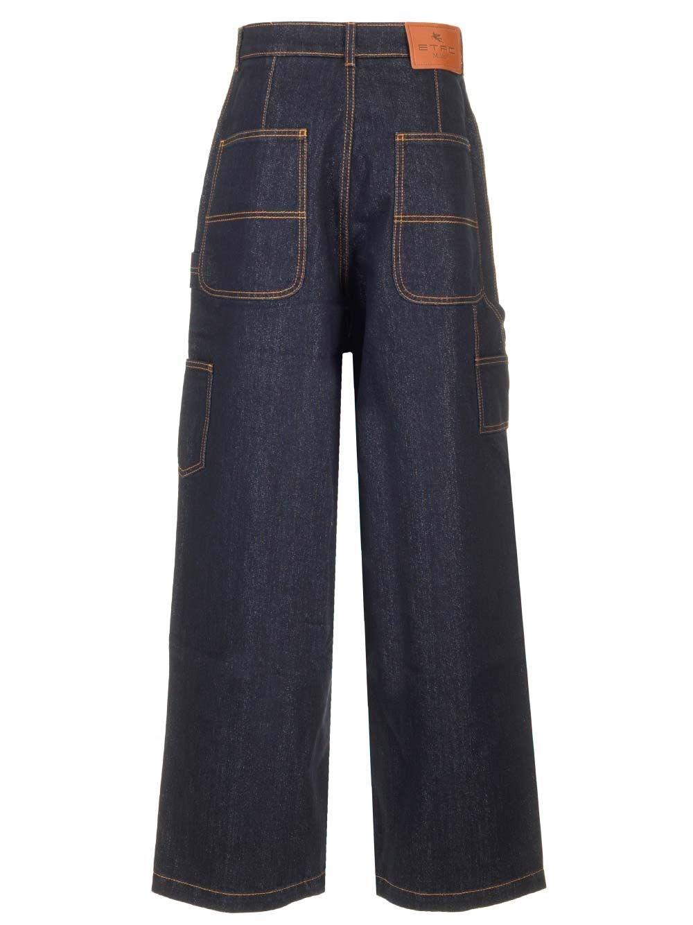 Al Duca D'Aosta Etro Jeans workwear blu Sconti VIP