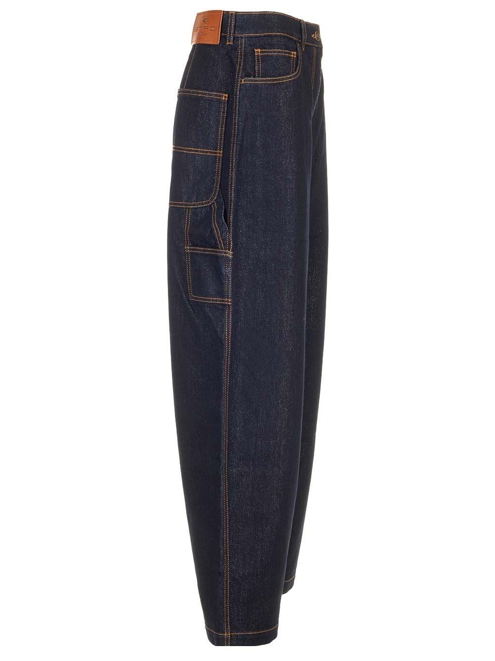 Al Duca D'Aosta Etro Jeans workwear blu Sconti VIP