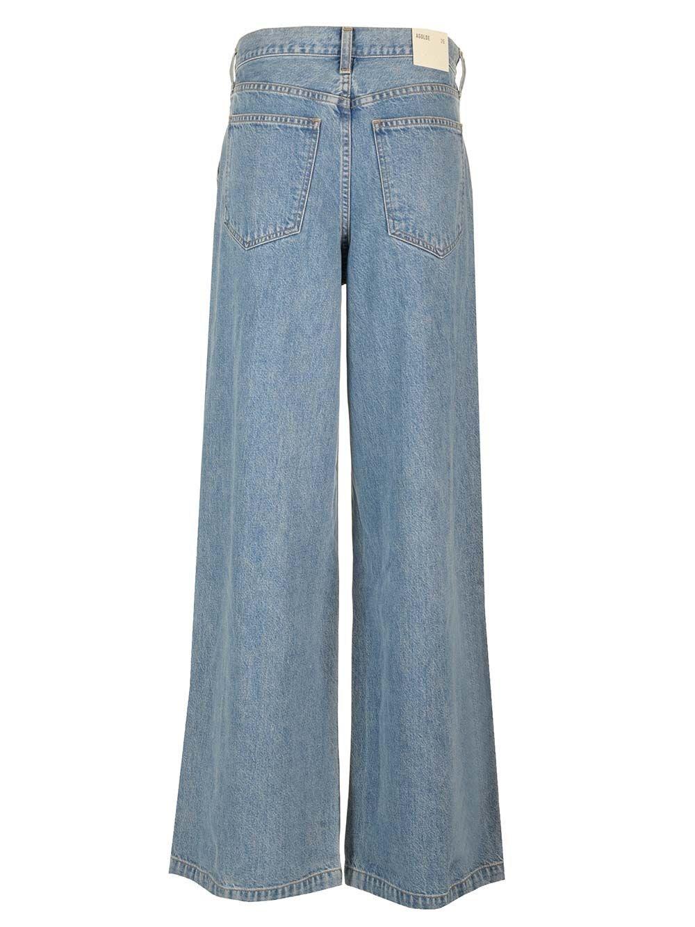 Al Duca D'Aosta Agolde Jeans "Ellis" con pinces Ritorno libero