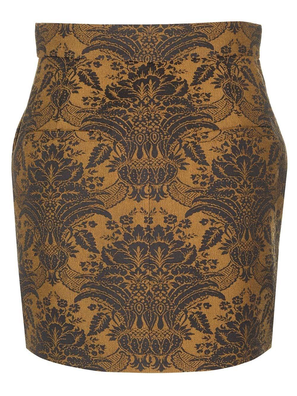 Al Duca D'Aosta Max Mara Mini gonna in lana jacquard Esporta salva