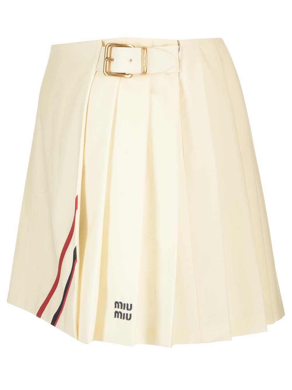 Al Duca D'Aosta Miu Miu Gonna plisse' in tela mohair Sconti questo mese