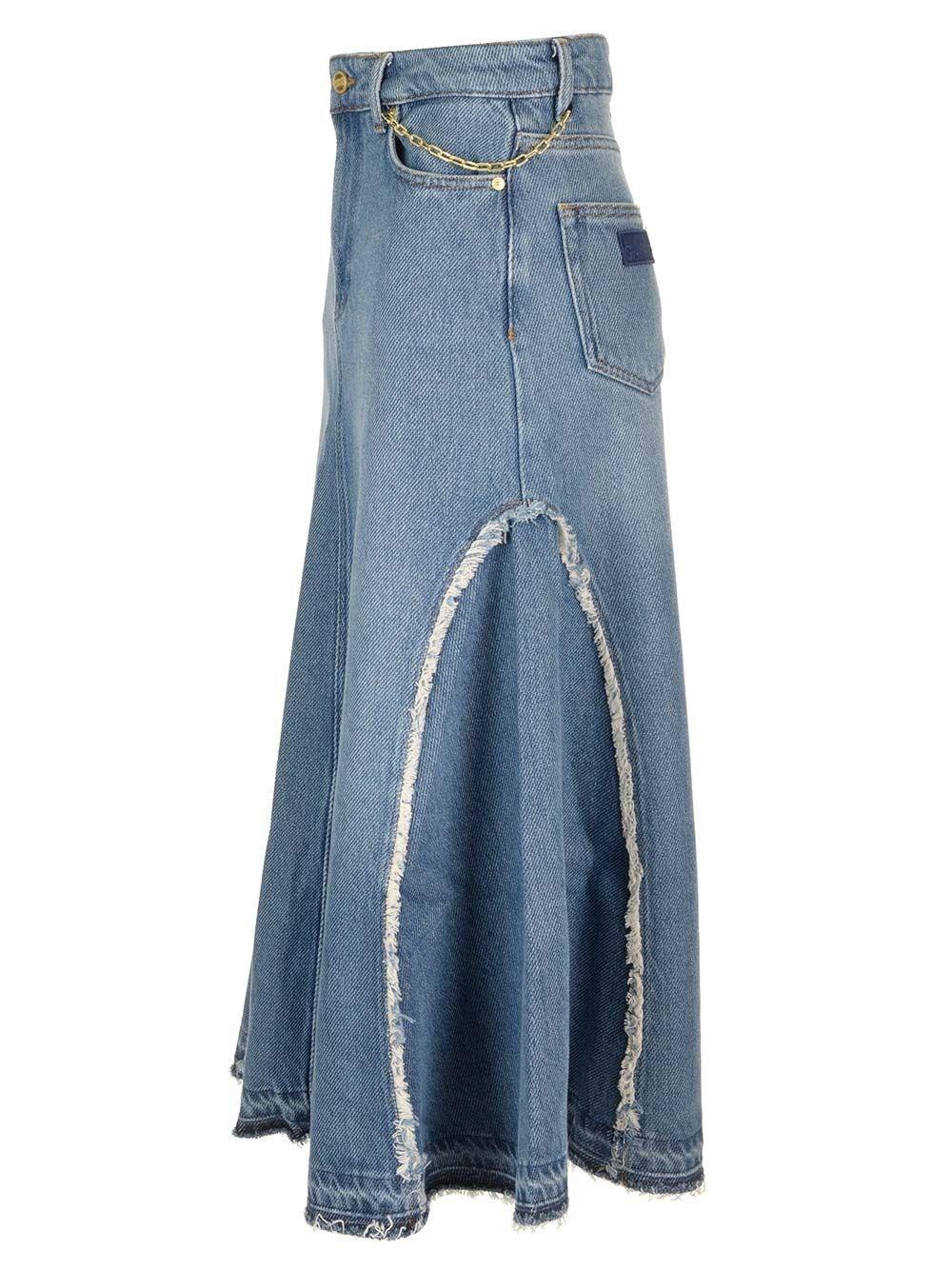 Al Duca D'Aosta Ganni Gonna denim svasata 2025