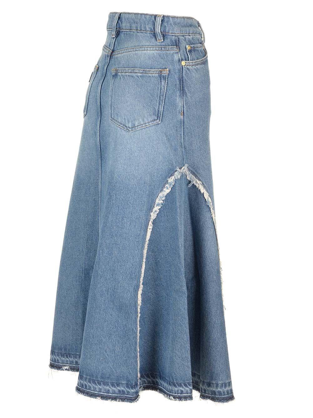 Al Duca D'Aosta Ganni Gonna denim svasata 2025