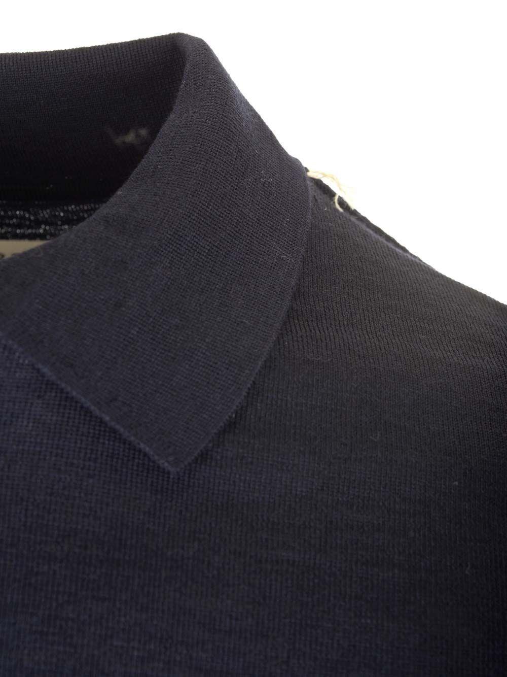 Al Duca D'Aosta Maison Margiela Polo in maglia di lana Sconto di tempo limitato