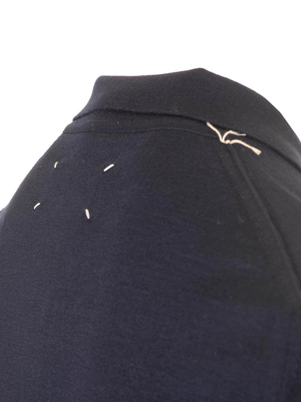 Al Duca D'Aosta Maison Margiela Polo in maglia di lana Sconto di tempo limitato