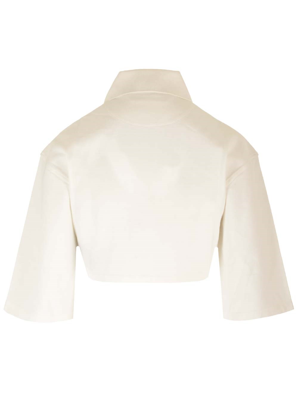 Al Duca D'Aosta Palm Angels Polo cropped in cotone Grande vendita