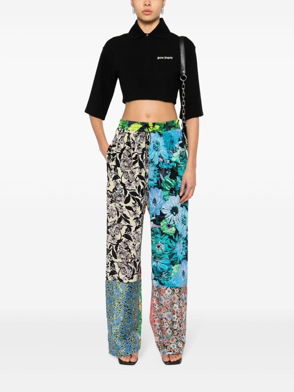 Al Duca D'Aosta Palm Angels Polo cropped in cotone Flash Sale