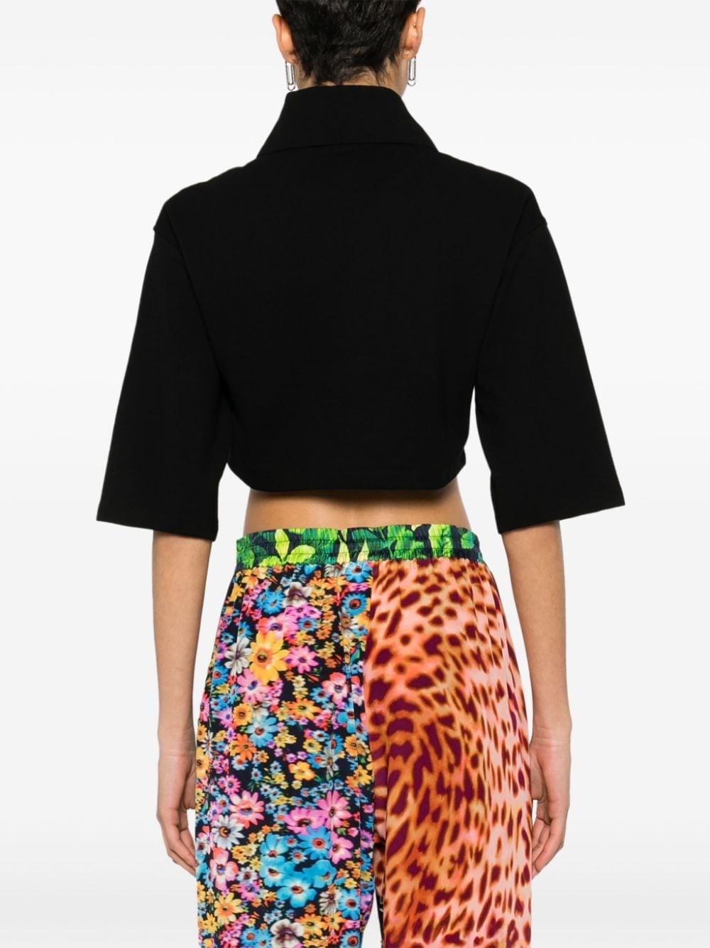 Al Duca D'Aosta Palm Angels Polo cropped in cotone Flash Sale