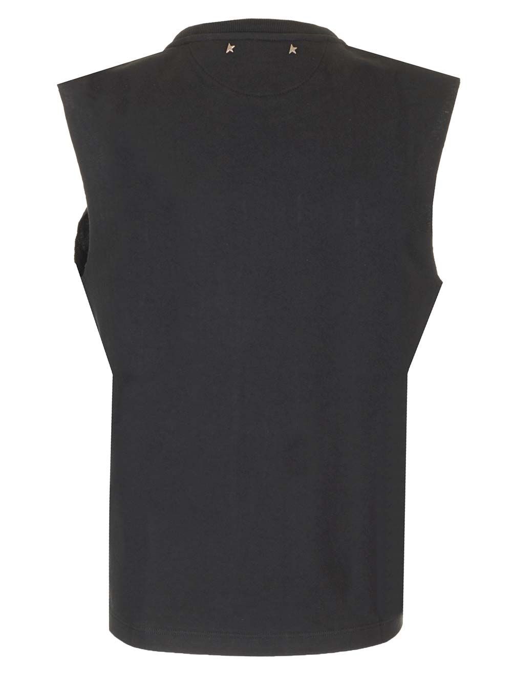 Al Duca D'Aosta Golden Goose Top in cotone con perline Offerta esclusiva