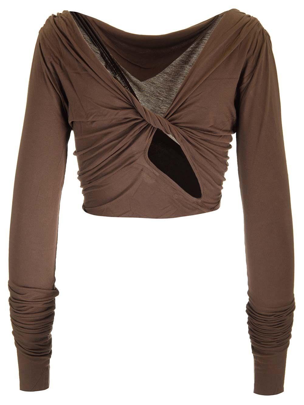 Al Duca D'Aosta Rick Owens Crop top "Jade" Enormi risparmi
