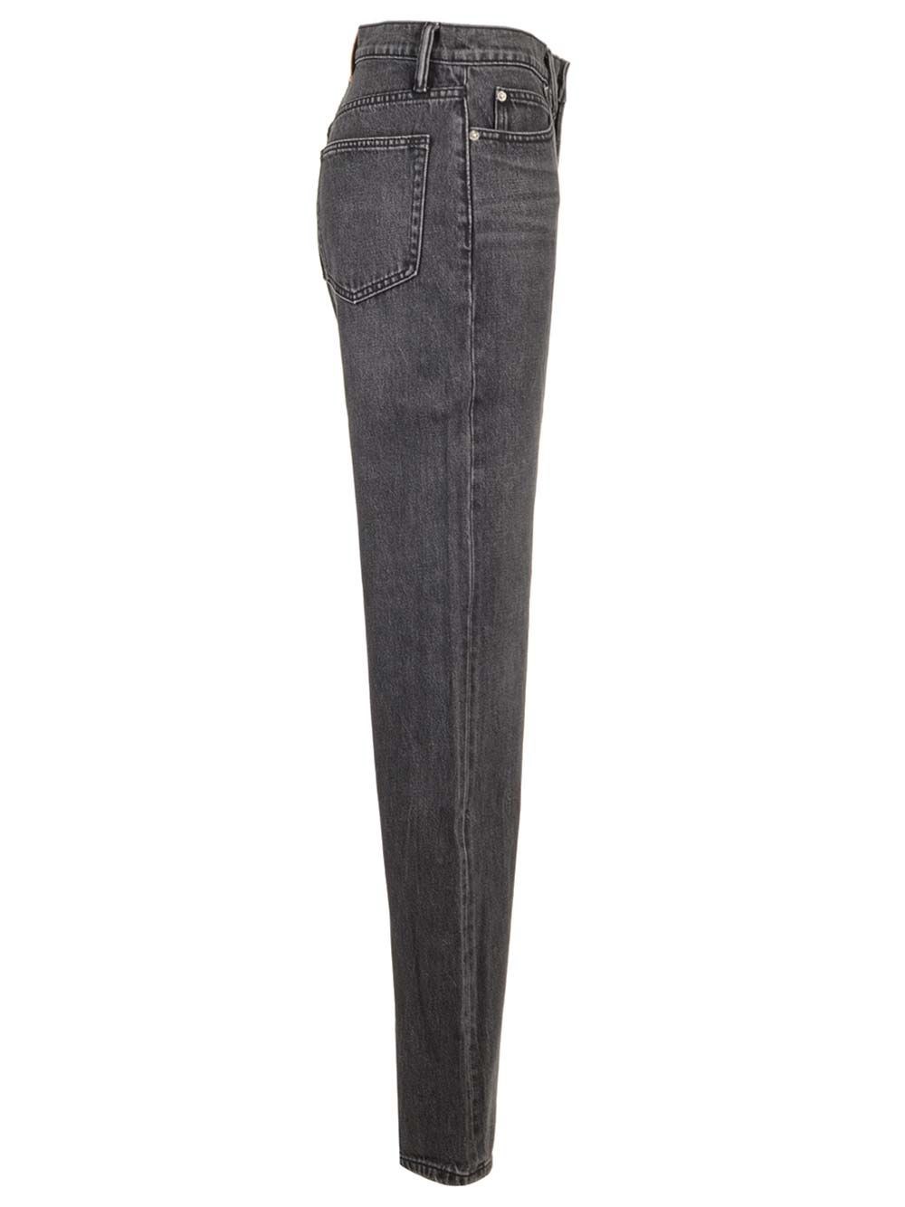 Al Duca D'Aosta Alexander Wang Jeans con patch logo Ultimi due giorni