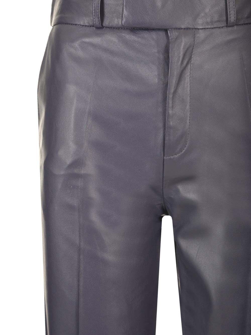 Al Duca D'Aosta Arma Pantaloni in pelle di agnello "June" Fino al 55% di sconto