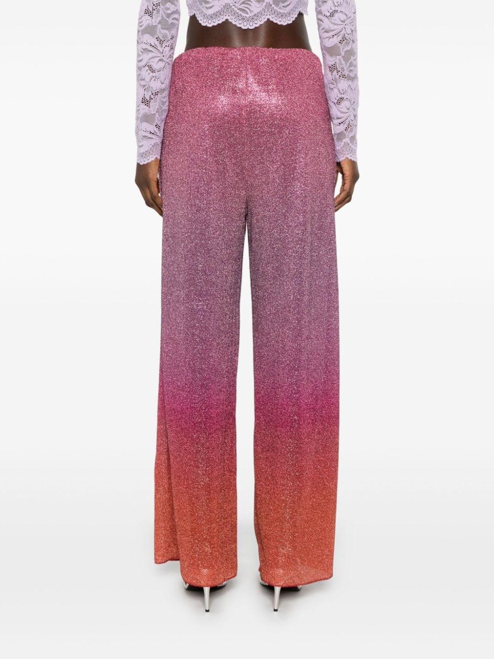 Al Duca D'Aosta Oseree Pantaloni crop in lurex 50% di sconto con spedizione gratuita
