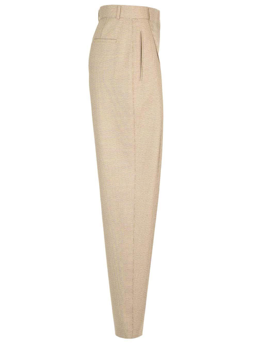 Al Duca D'Aosta Fendi Pantalone in lana micro check Limitato a 3 giorni