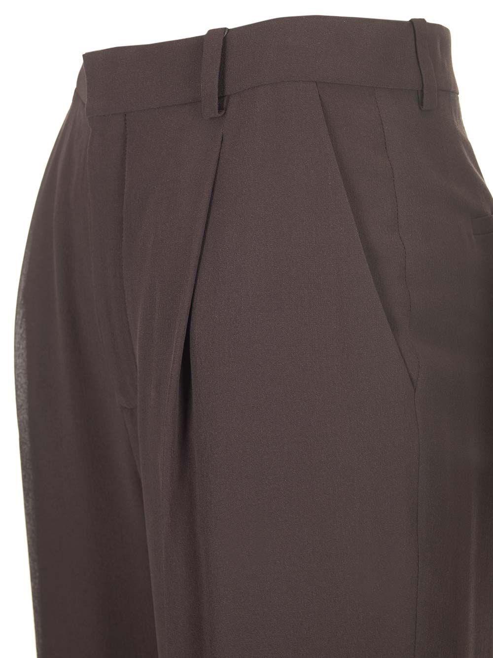 Al Duca D'Aosta Saint Laurent Pantaloni in crêpe di seta Italy