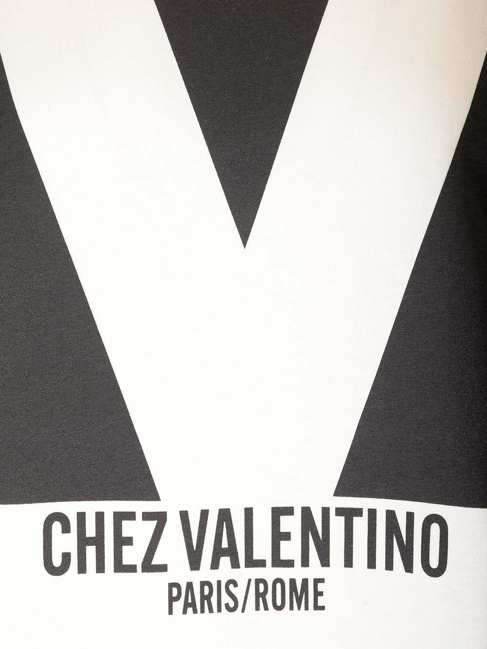 Al Duca D'Aosta Valentino Garavani T-shirt stampa "Chez Valentino" Presa