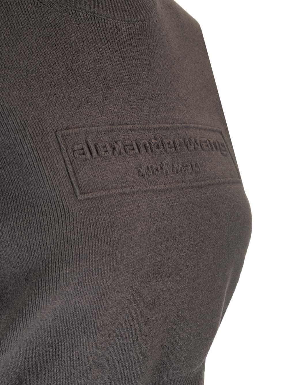 Al Duca D'Aosta Alexander Wang Maglia crop in maglina Online