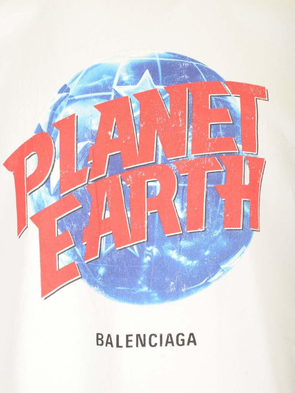 Al Duca D'Aosta Balenciaga Oversized T-Shirt "Planet Earth" Outlet