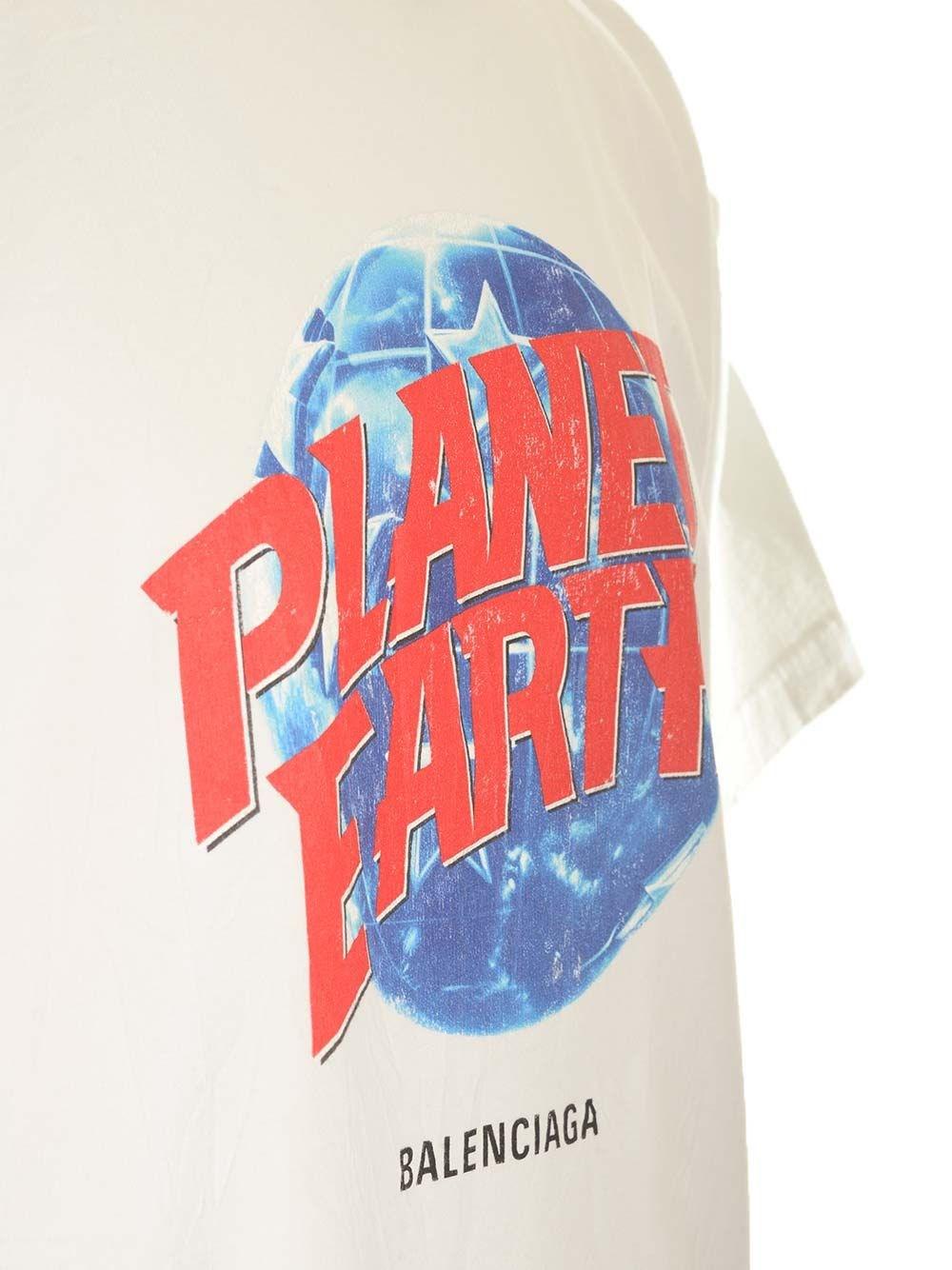 Al Duca D'Aosta Balenciaga Oversized T-Shirt "Planet Earth" Outlet