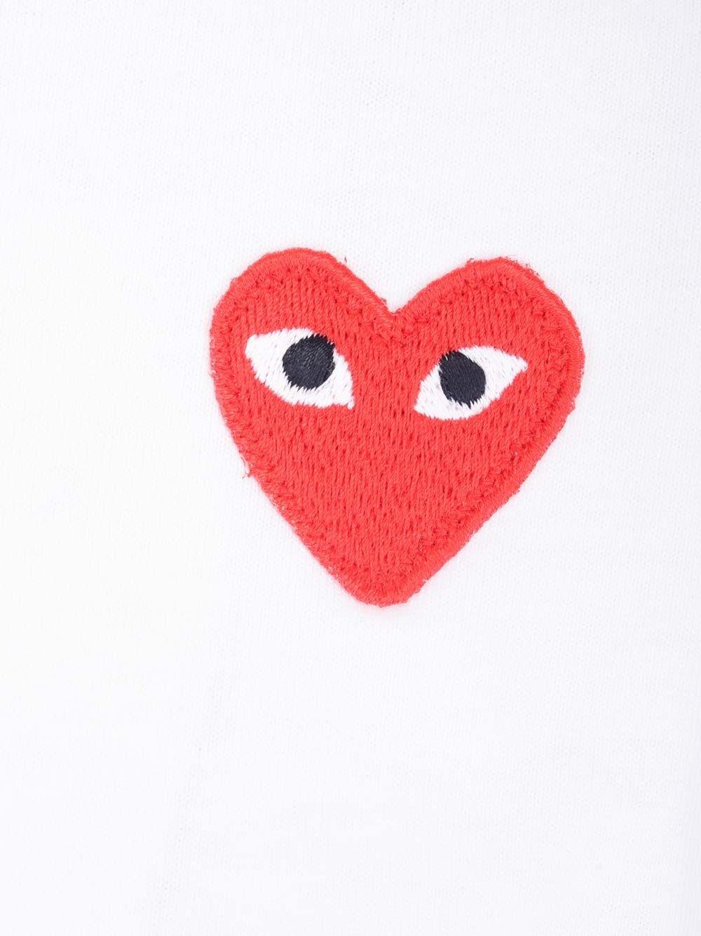 Al Duca D'Aosta Comme Des Garcons Play T-shirt con cuore rosso piccolo Vendite Flash