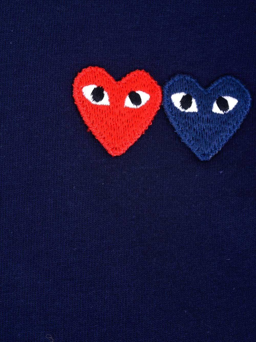 Al Duca D'Aosta Comme Des Garcons Play T-shirt multi hearts Sconto di tempo limitato