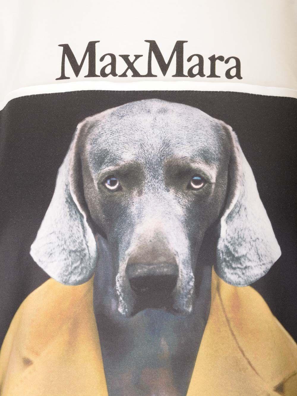 Al Duca D'Aosta Max Mara T-shirt in jersey con stampa Negozio online di fabbrica