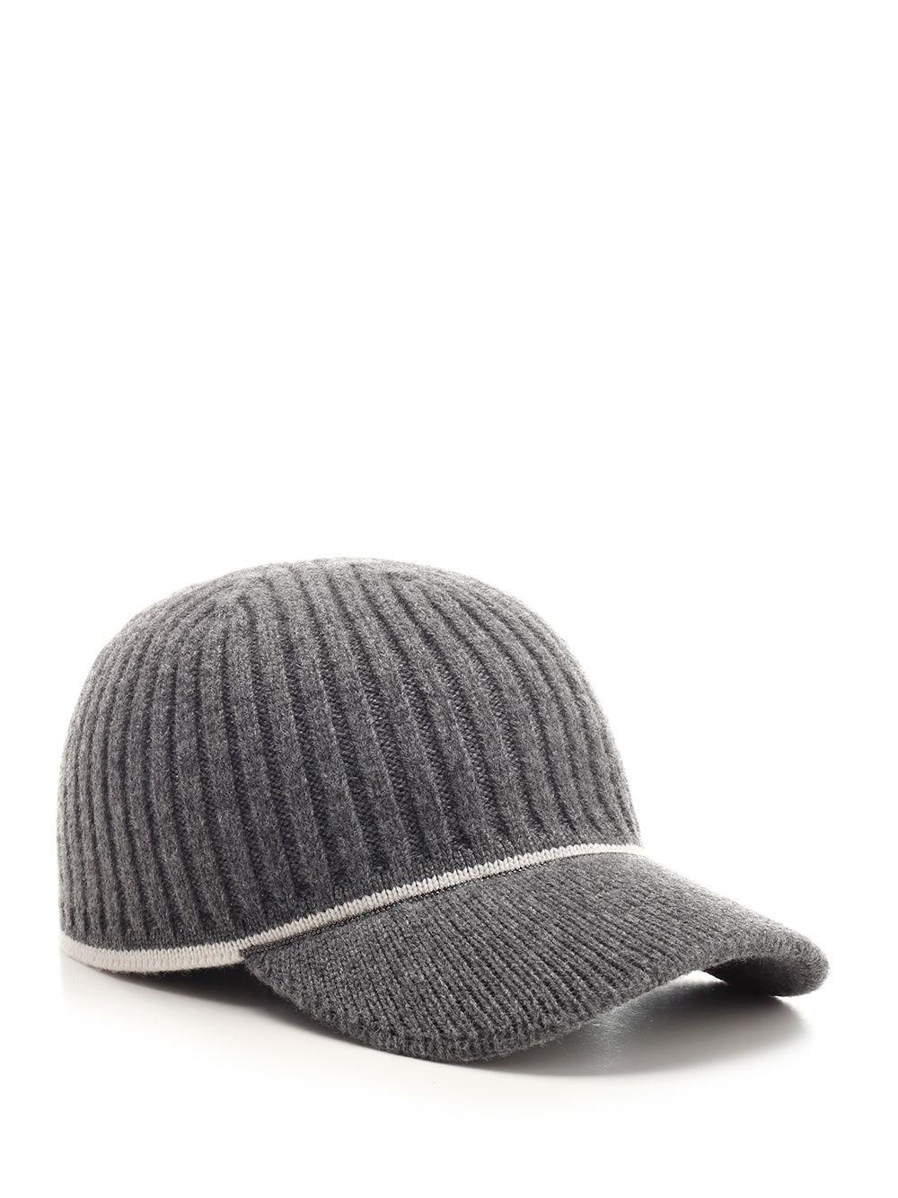 Al Duca D'Aosta Brunello Cucinelli Cappello baseball in cashmere e seta Offerta per la Festa della Mamma