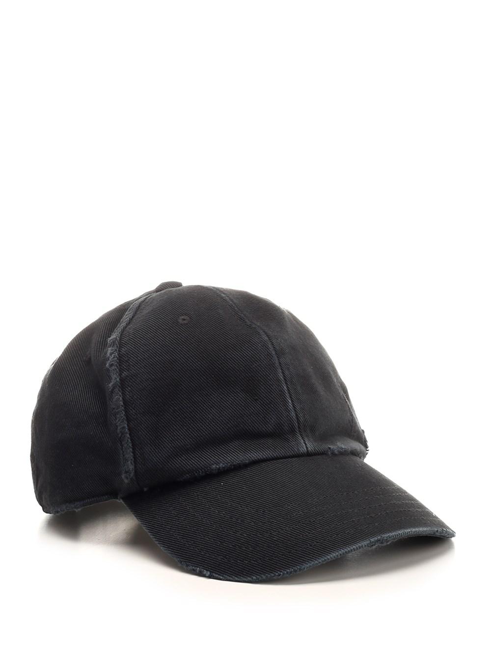 Al Duca D'Aosta Saint Laurent Cappellino "Cassandre" in denim slavato Smaltimento dello stoccaggio
