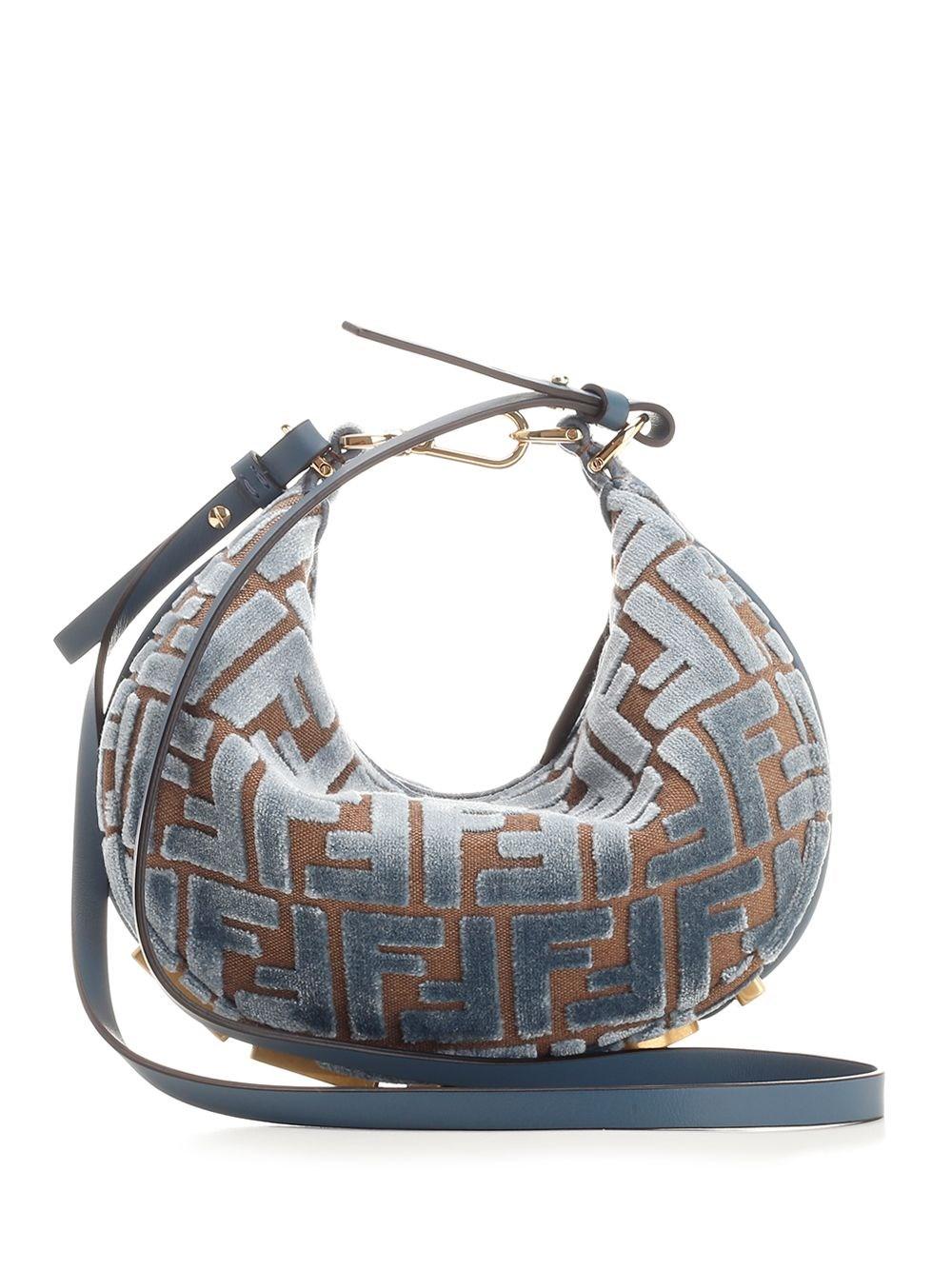 Al Duca D'Aosta Fendi Borsa hobo "Fendigraphy" mini In Linea