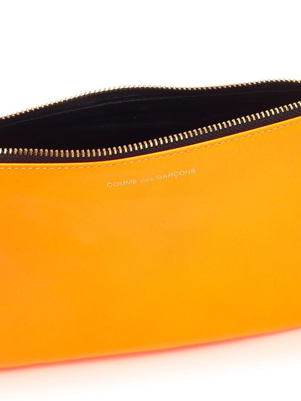 Al Duca D'Aosta Comme Des Garcons Wallet Pouch in pelle In Saldo