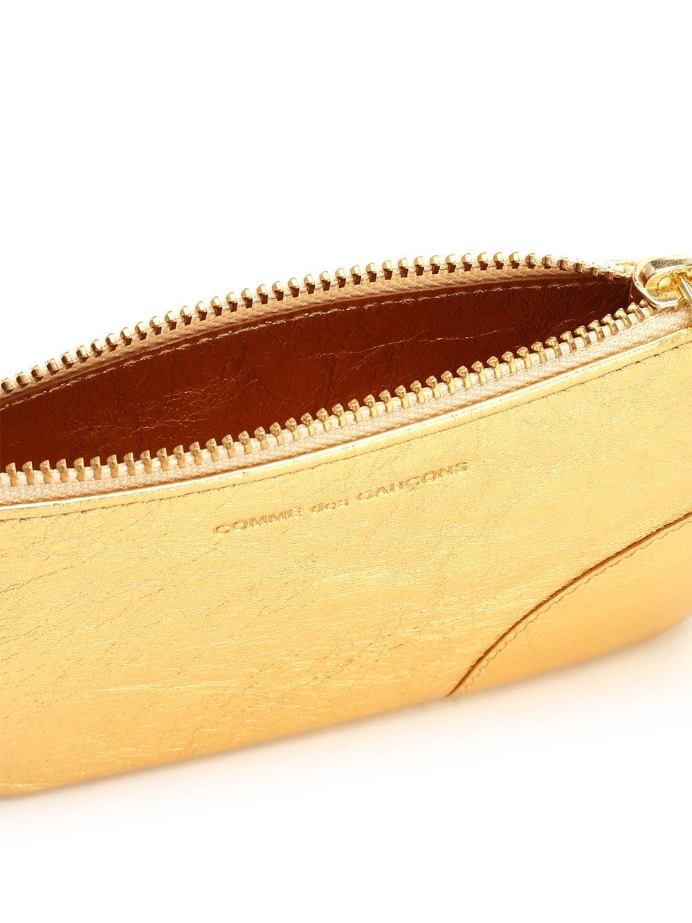 Al Duca D'Aosta Comme Des Garcons Wallet Portamonete oro Moda