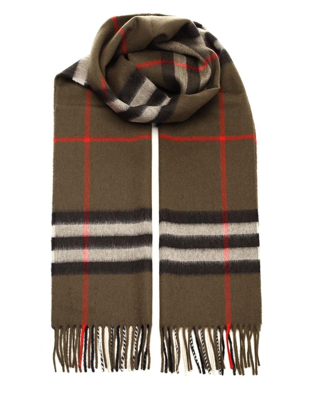 Al Duca D'Aosta Burberry Sciarpa in cashmere Check Enormi risparmi